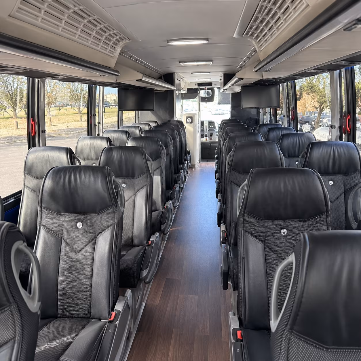 lansing charter bus interior gallery
